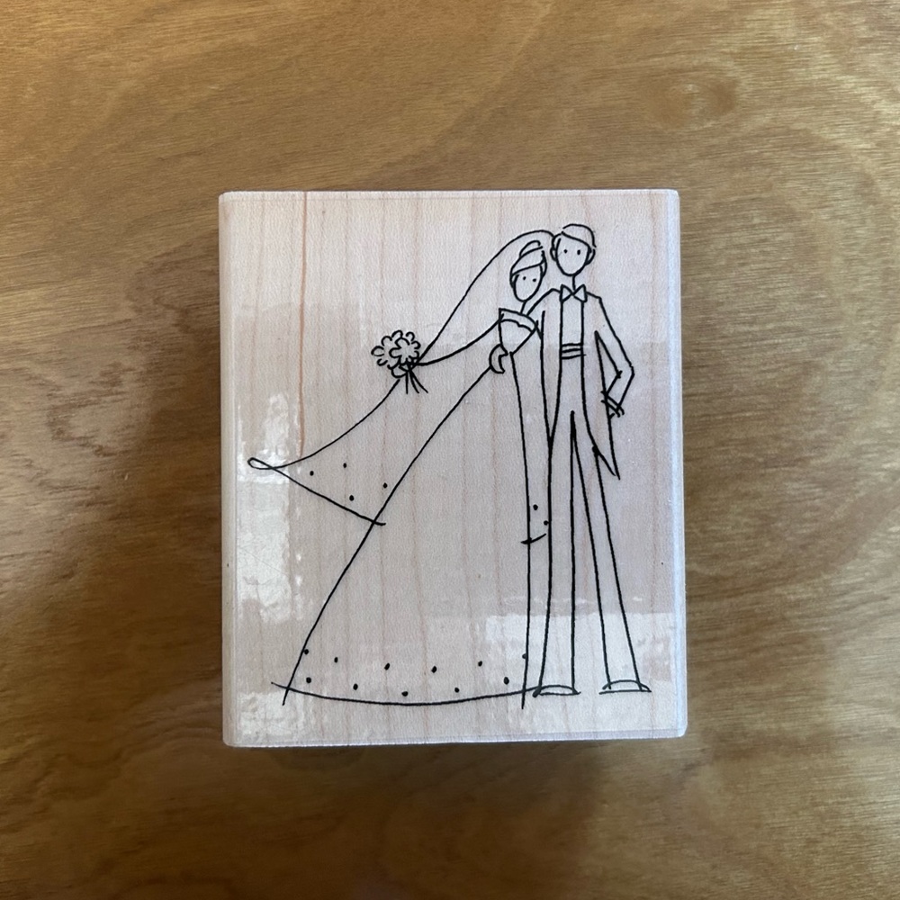Stampendous! Happy Couple stamp